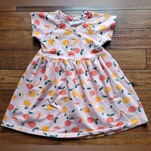 Hanna Anderrson Girls' Playdress, Pink with Fruit Print, Size 8